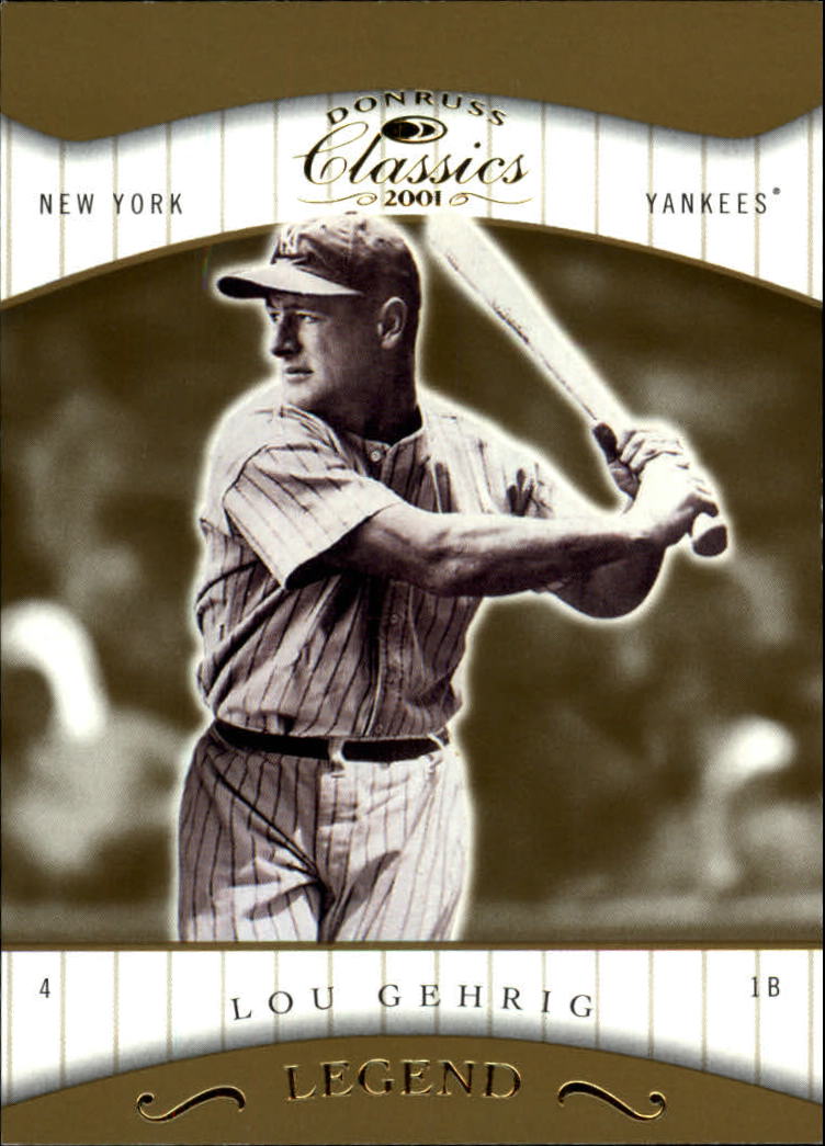 2001 Donruss Classics Baseball "Main Set" Cards - Picture 198 of 203