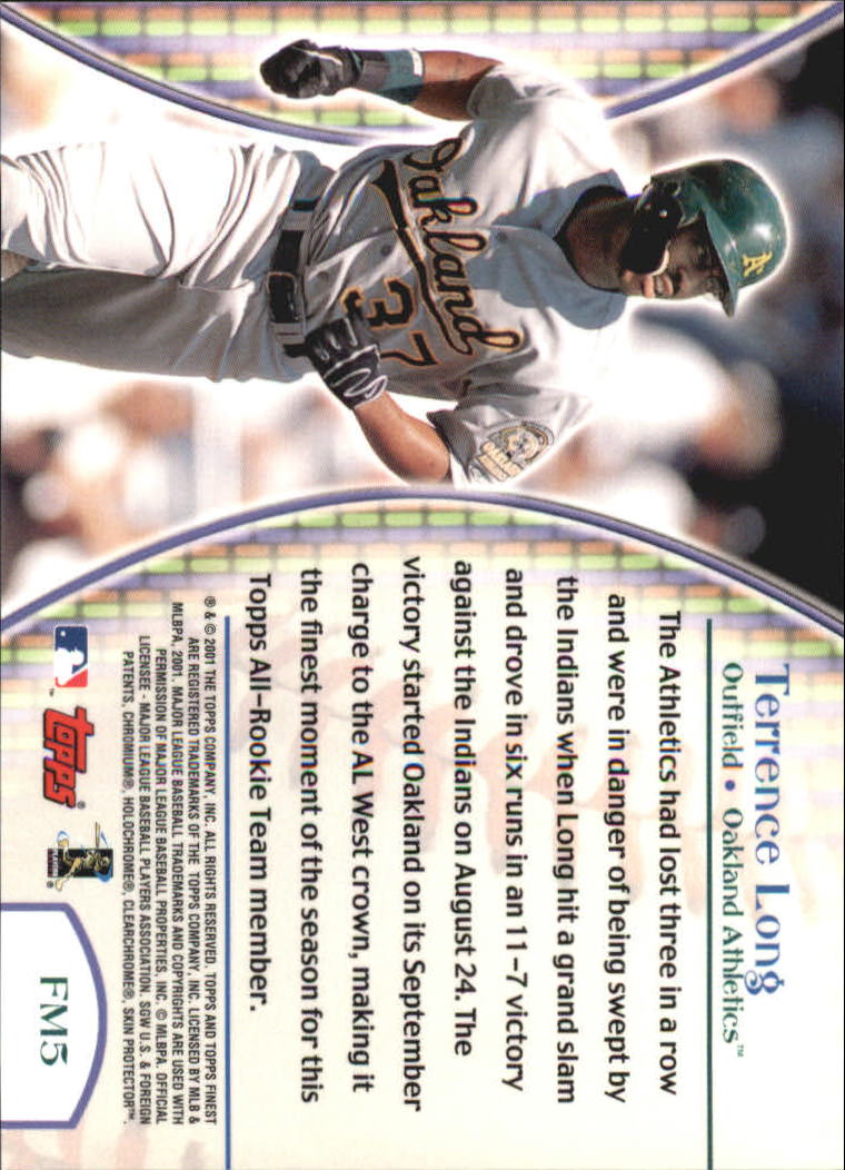 2001 Finest Baseball - Picture 169 of 177