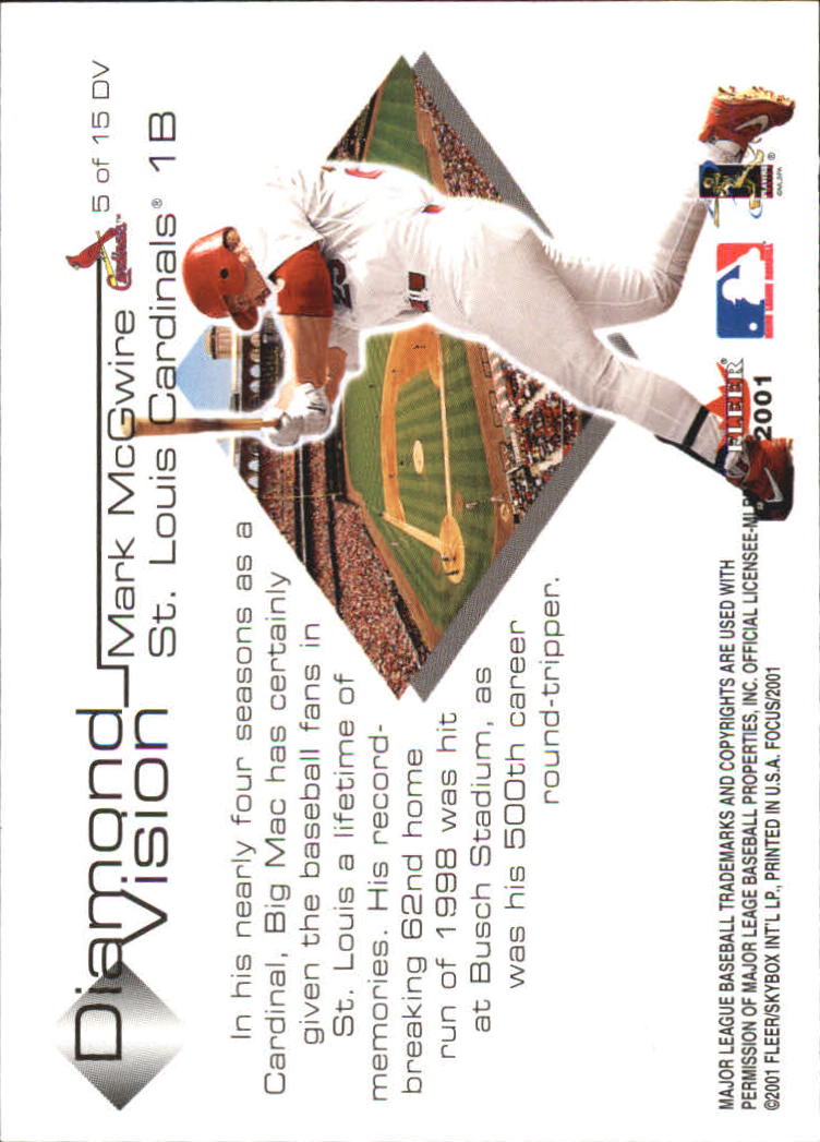 Tarjetas ""Insertar"" de béisbol Fleer Focus 2001 - Imagen 17 de 23