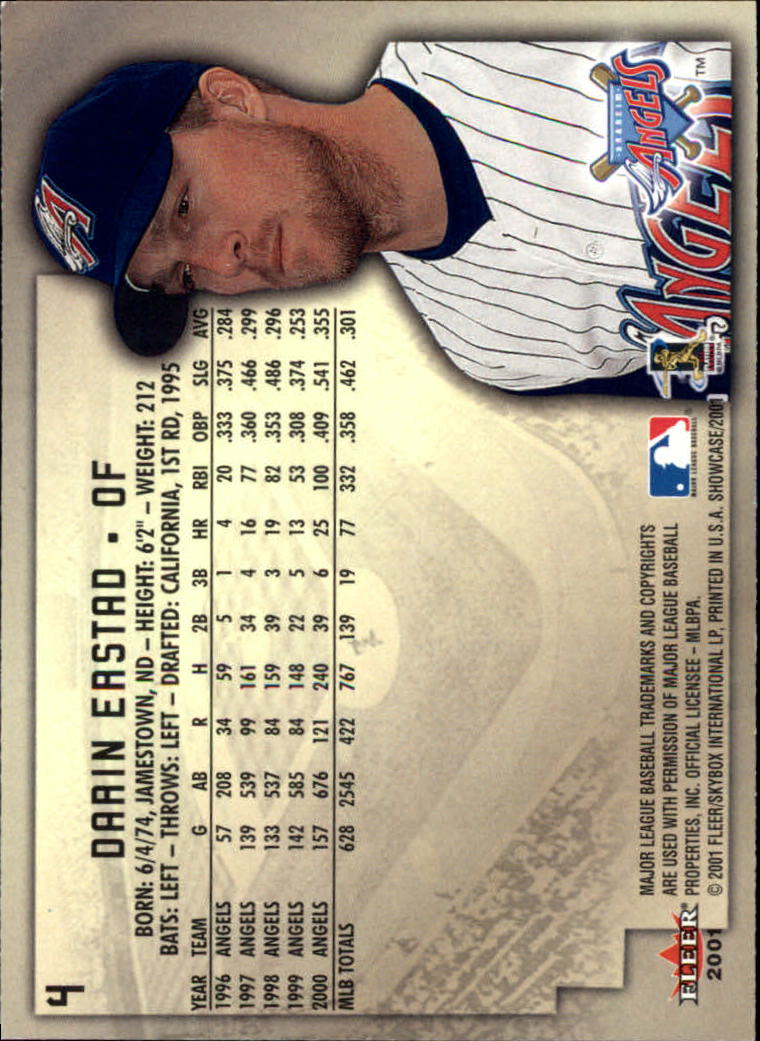 2001 Fleer Showcase - #80 Andres Galarraga