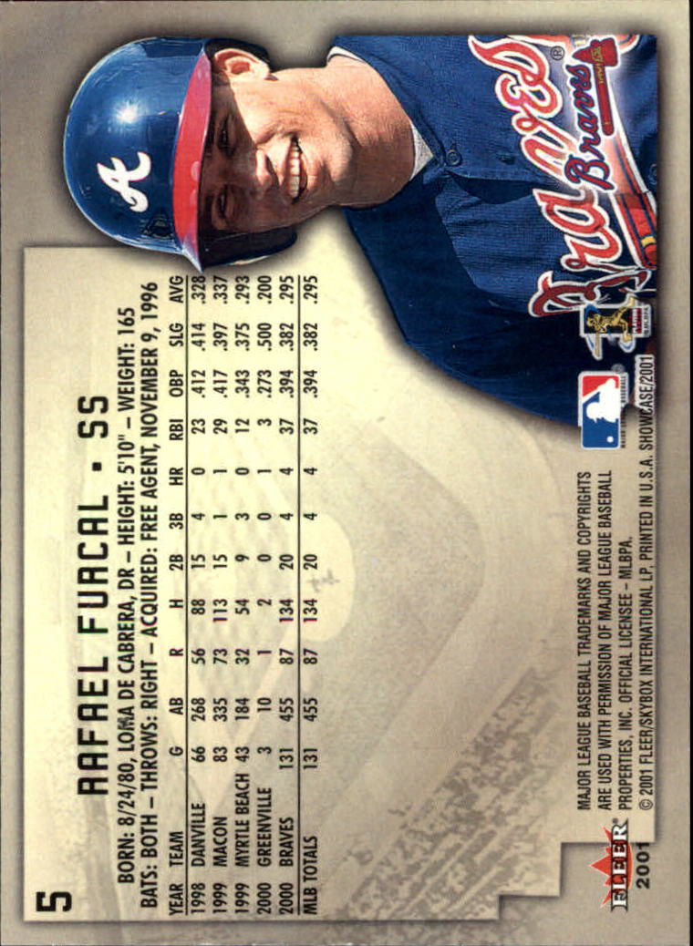 2001 Fleer Showcase - #80 Andres Galarraga