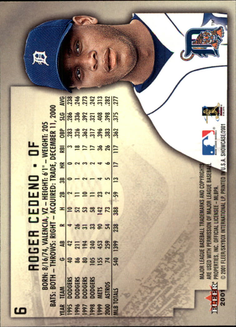 2001 Fleer Showcase - #80 Andres Galarraga