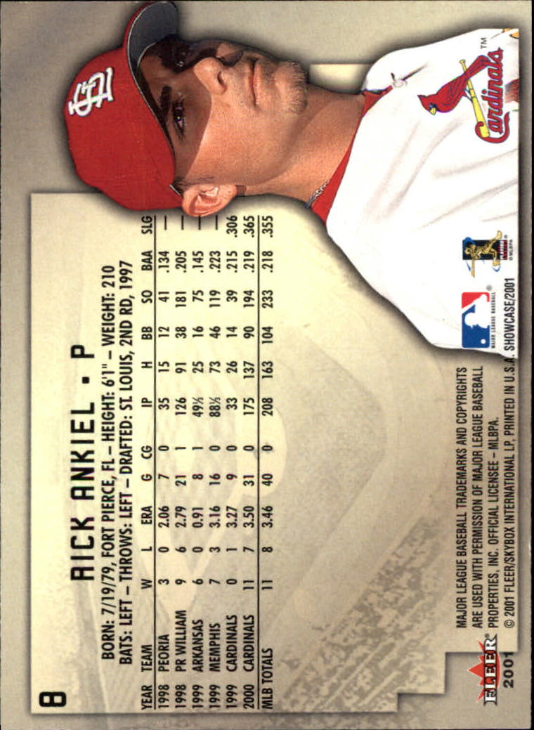 2001 Fleer Showcase - #80 Andres Galarraga