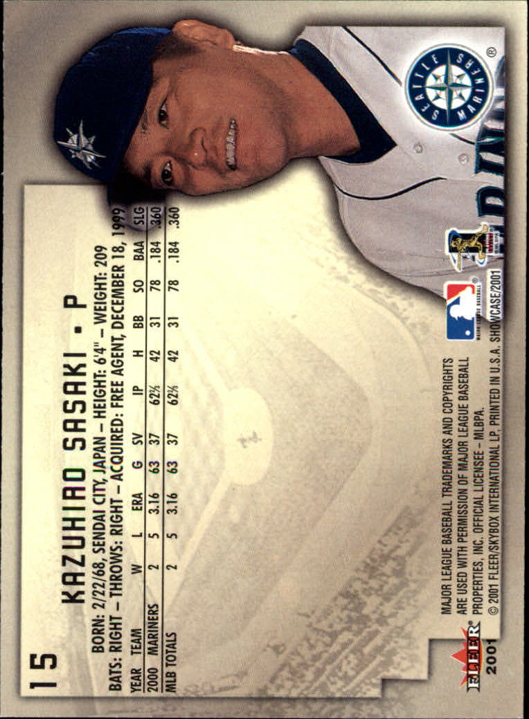 2001 Fleer Showcase - #80 Andres Galarraga