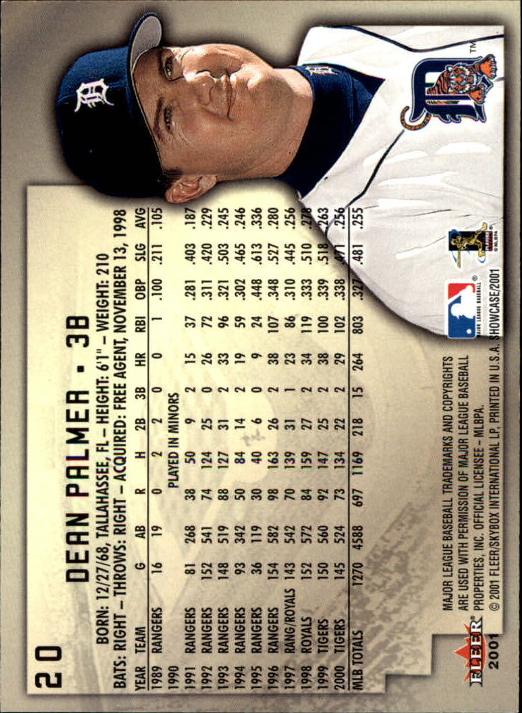 2001 Fleer Showcase - #80 Andres Galarraga