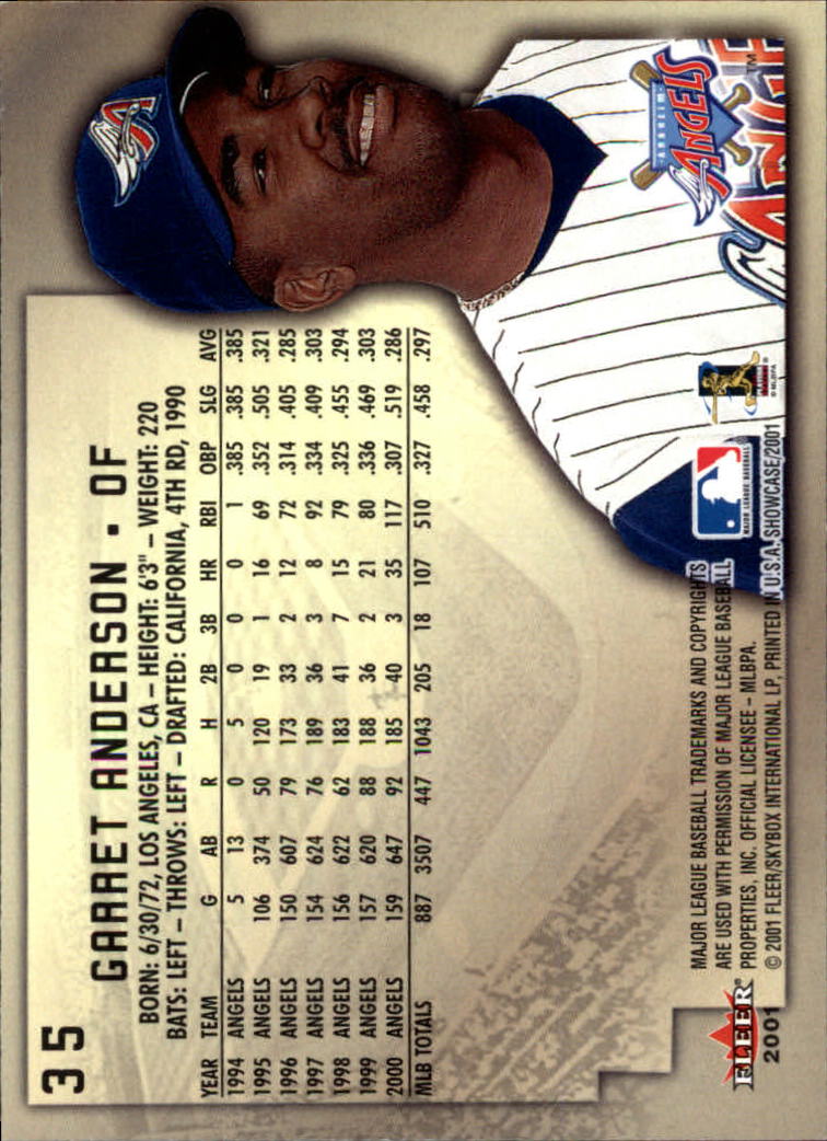 2001 Fleer Showcase - #80 Andres Galarraga