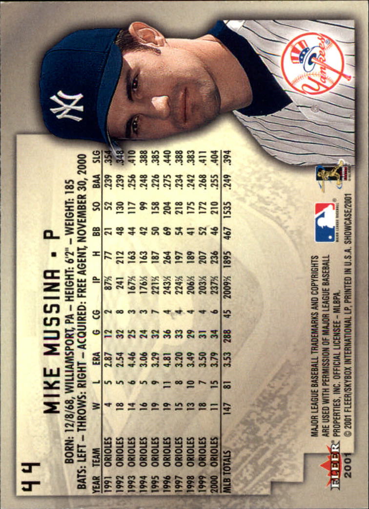 2001 Fleer Showcase - #80 Andres Galarraga