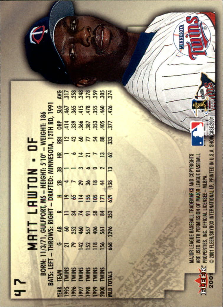 2001 Fleer Showcase - #80 Andres Galarraga