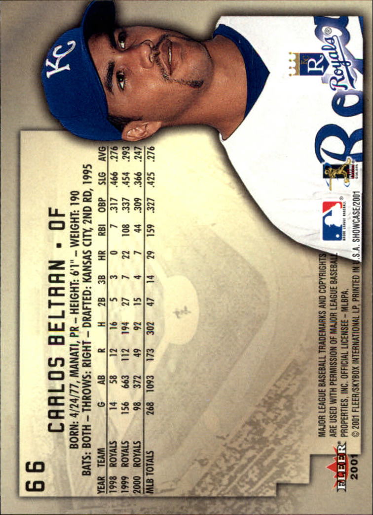 2001 Fleer Showcase - #80 Andres Galarraga