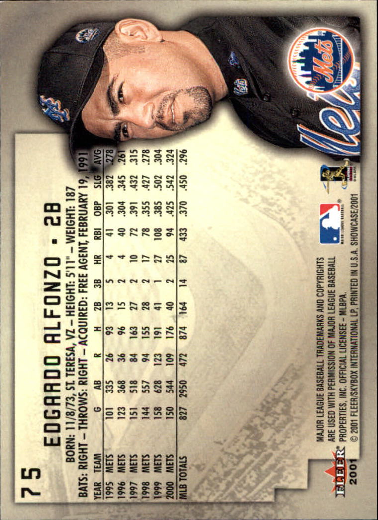 2001 Fleer Showcase - #80 Andres Galarraga