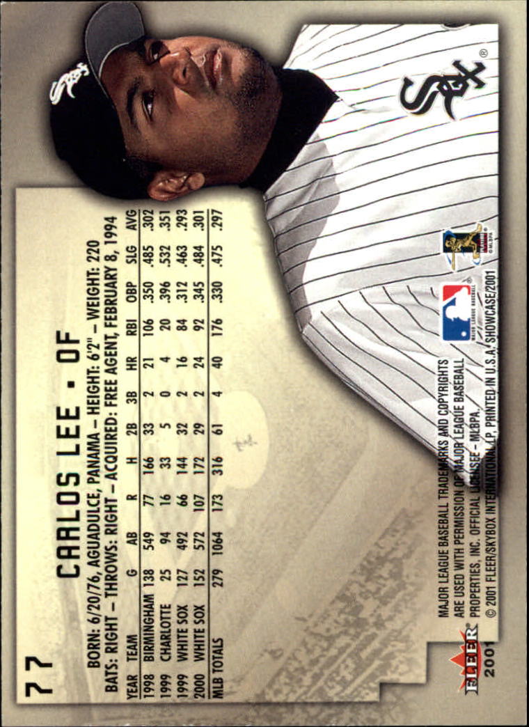 2001 Fleer Showcase - #80 Andres Galarraga