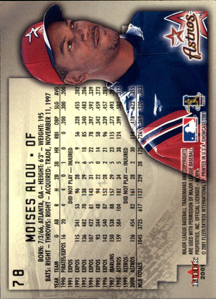 2001 Fleer Showcase - #80 Andres Galarraga