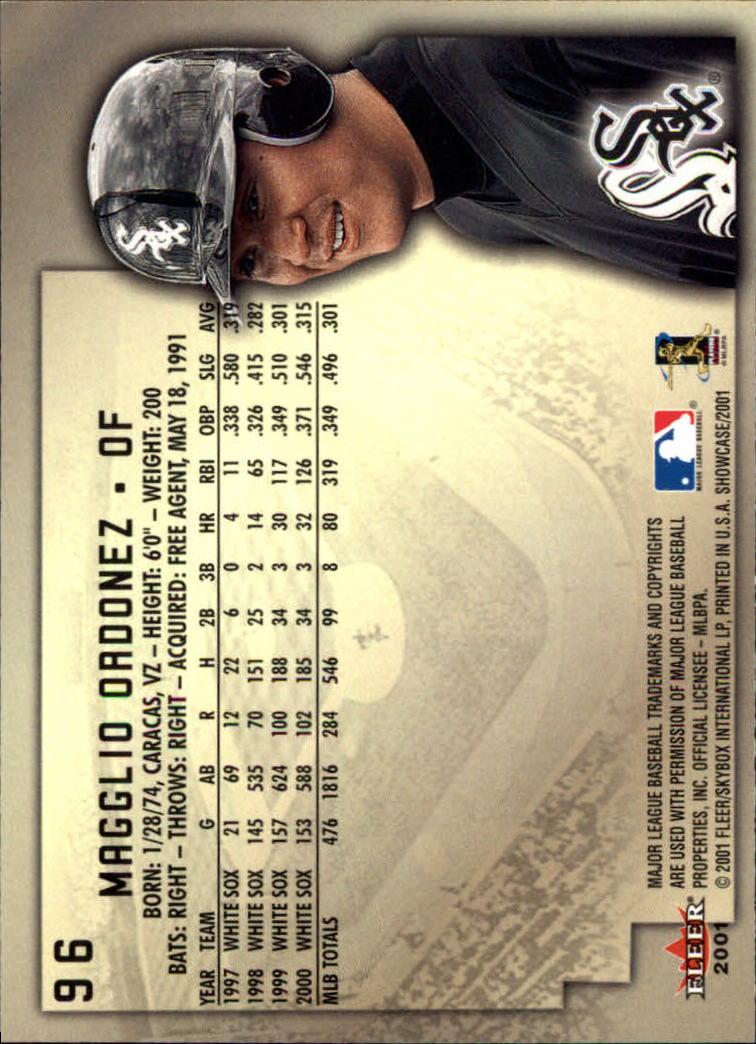 2001 Fleer Showcase - #80 Andres Galarraga