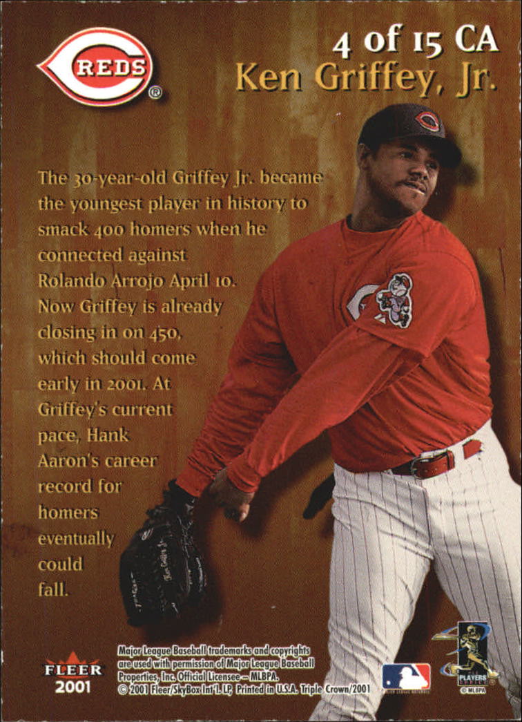 2001 Fleer Triple Crown Baseball "Insert and Parallel" Cards - Picture 7 of 39