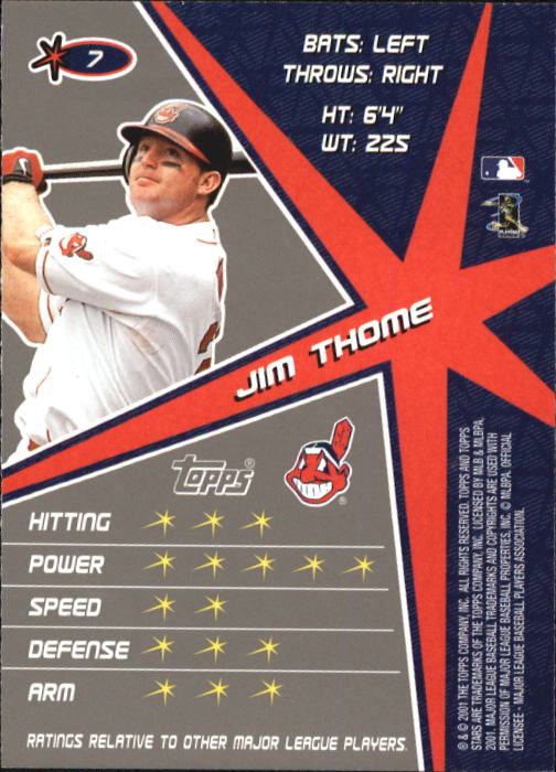 2001 Topps Stars Baseball - Picture 9 of 301