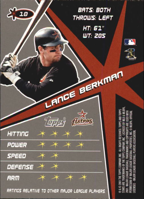 2001 Topps Stars Baseball - Picture 15 of 301