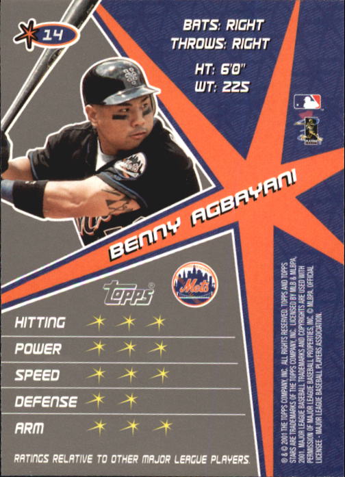 2001 Topps Stars Baseball - Picture 21 of 301