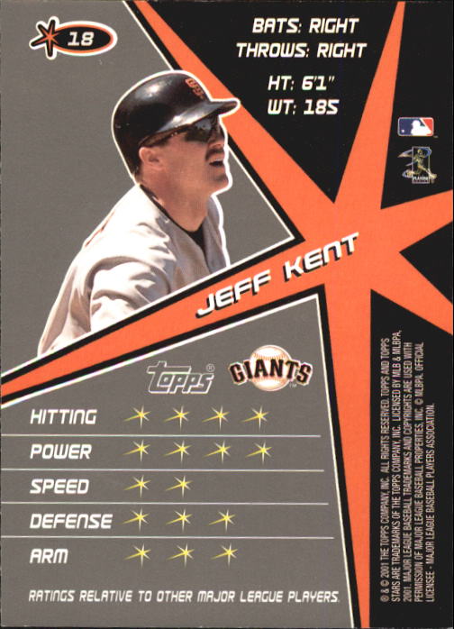 2001 Topps Stars Baseball - Picture 29 of 301