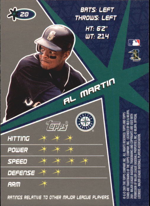 2001 Topps Stars Baseball - Picture 33 of 301