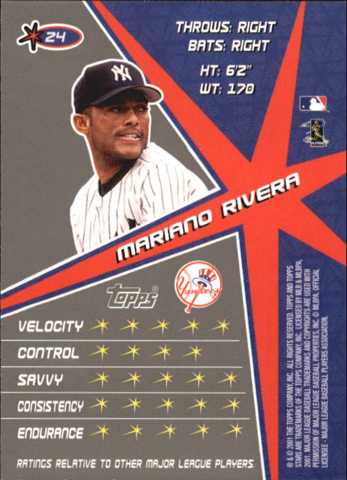 2001 Topps Stars Baseball - Picture 41 of 301