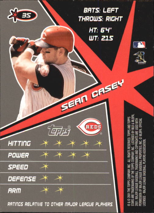 2001 Topps Stars Baseball - Picture 55 of 301