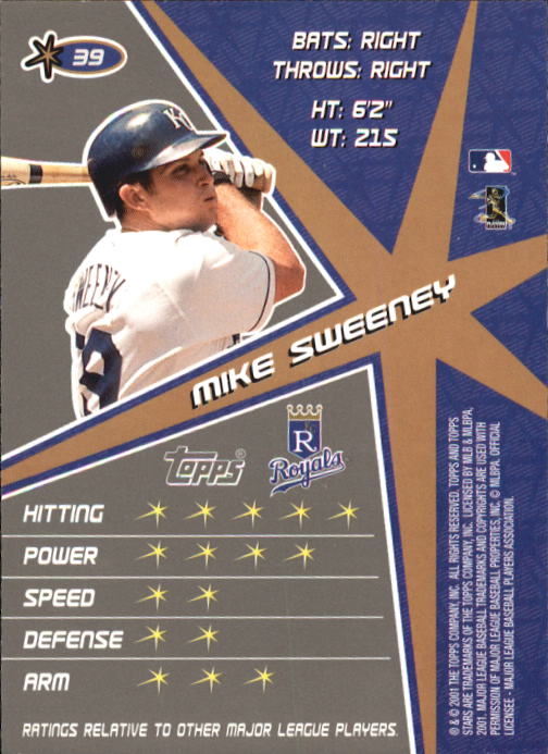 2001 Topps Stars Baseball - Picture 59 of 301