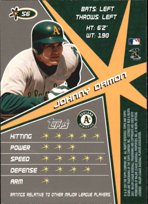 2001 Topps Stars Baseball - Picture 87 of 301