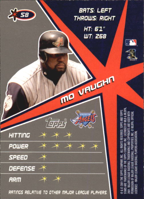 2001 Topps Stars Baseball - Picture 91 of 301