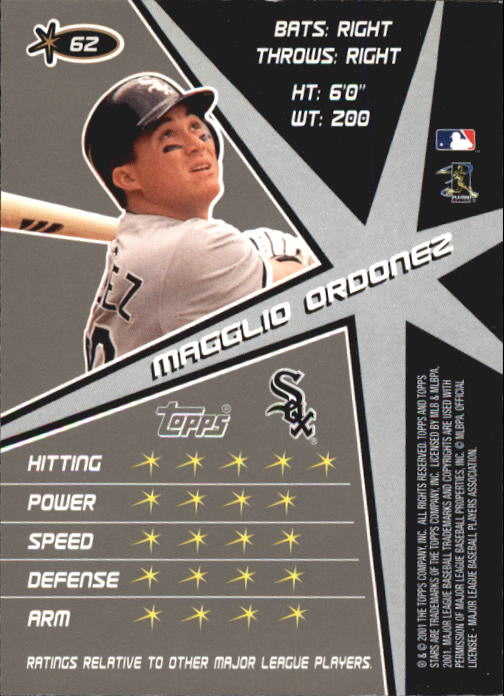 2001 Topps Stars Baseball - Picture 95 of 301
