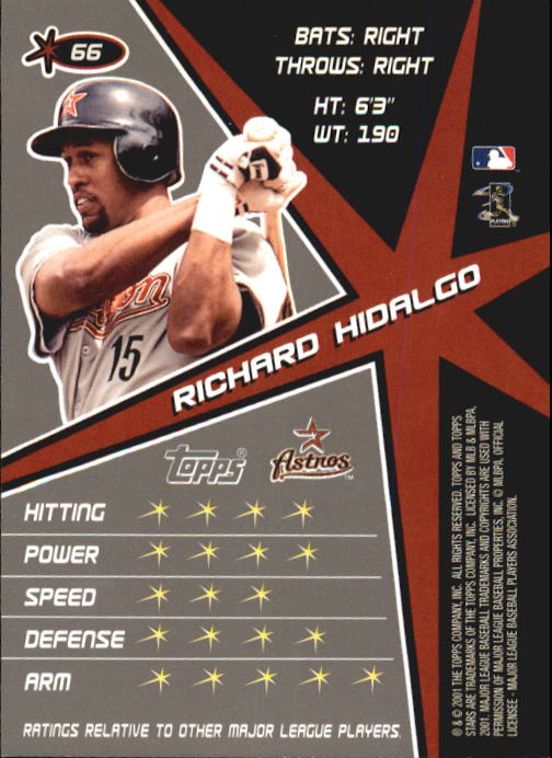 2001 Topps Stars Baseball - Picture 101 of 301