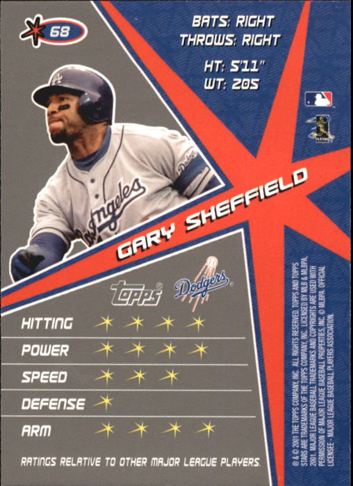 2001 Topps Stars Baseball - Picture 103 of 301