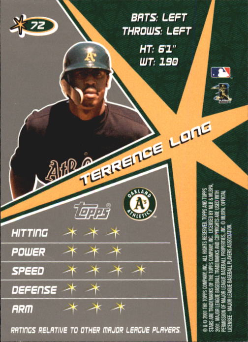 2001 Topps Stars Baseball - Picture 109 of 301