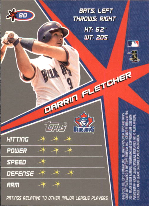 2001 Topps Stars Baseball - Picture 123 of 301