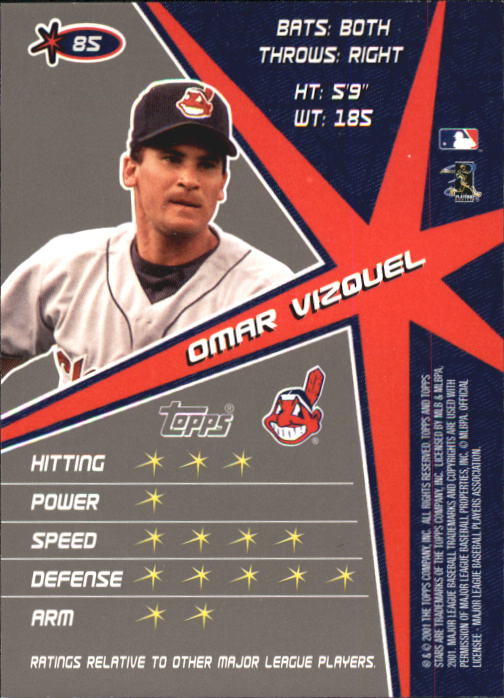 2001 Topps Stars Baseball - Picture 131 of 301