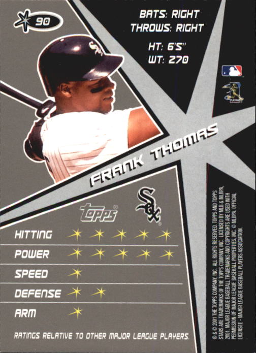 2001 Topps Stars Baseball - Picture 141 of 301