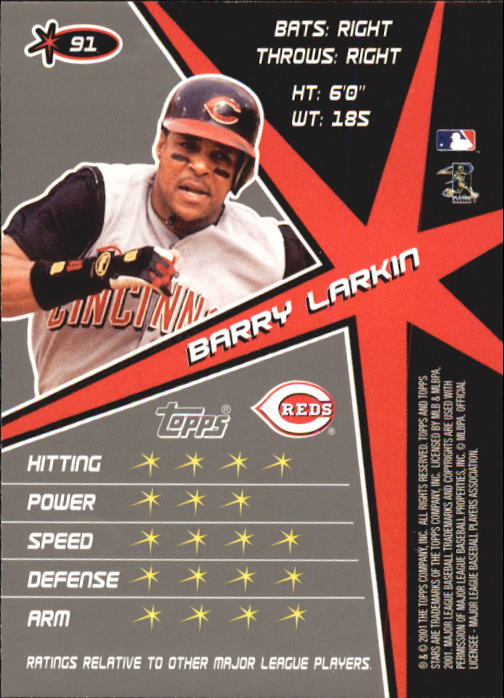 2001 Topps Stars Baseball - Picture 143 of 301