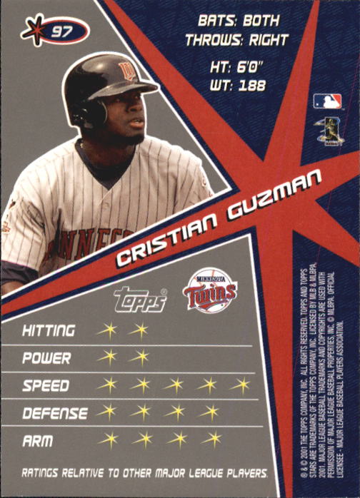 2001 Topps Stars Baseball - Picture 153 of 301