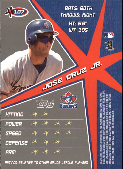 2001 Topps Stars Baseball - Picture 165 of 301