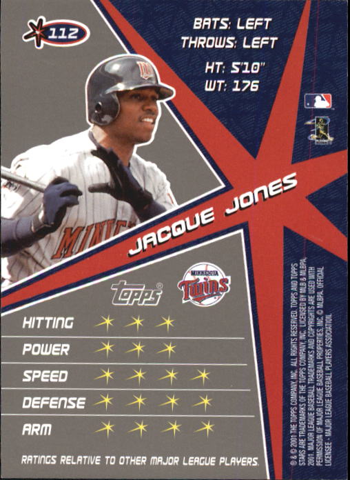 2001 Topps Stars Baseball - Picture 173 of 301