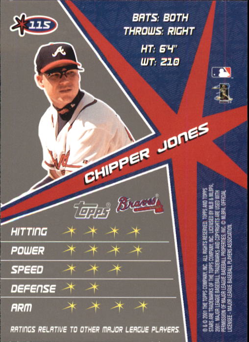 2001 Topps Stars Baseball - Picture 177 of 301