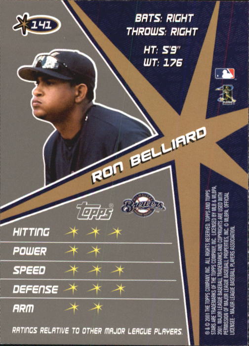 2001 Topps Stars Baseball - Picture 215 of 301