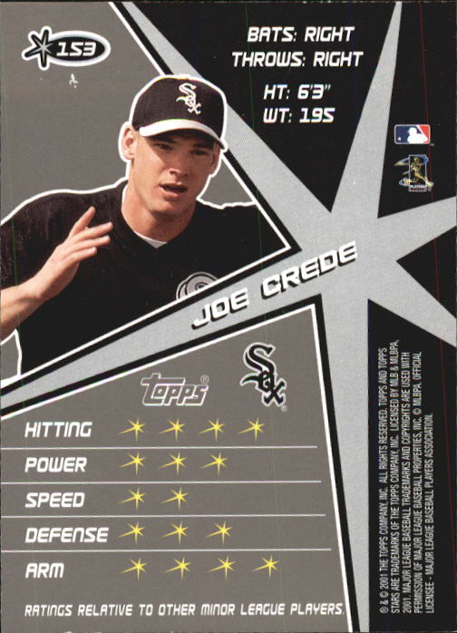 2001 Topps Stars Baseball - Picture 233 of 301