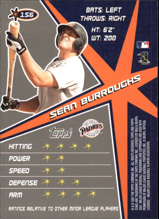 2001 Topps Stars Baseball - Picture 239 of 301
