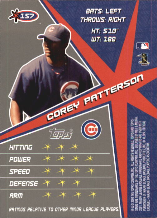 2001 Topps Stars Baseball - Picture 241 of 301