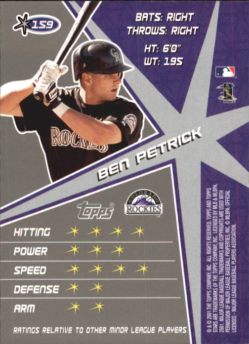 2001 Topps Stars Baseball - Picture 245 of 301