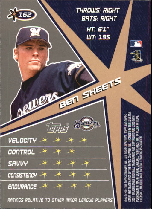 2001 Topps Stars Baseball - Picture 251 of 301