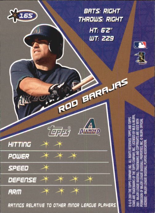 2001 Topps Stars Baseball - Picture 257 of 301
