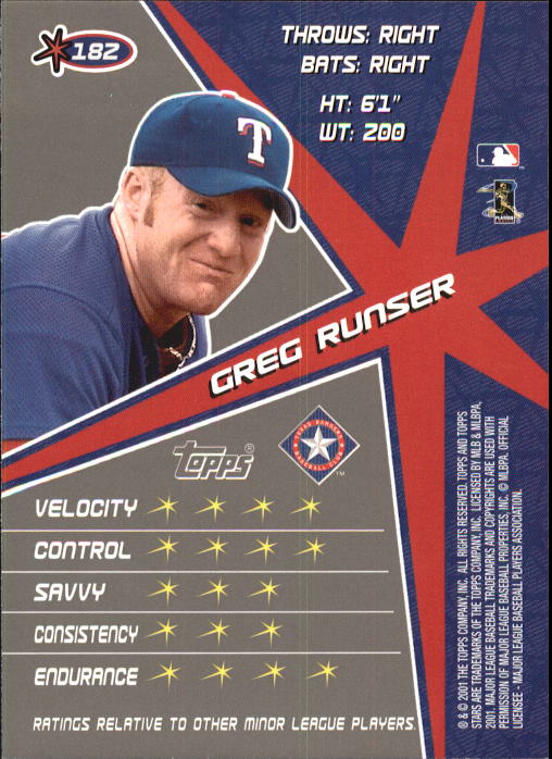2001 Topps Stars Baseball - Picture 279 of 301
