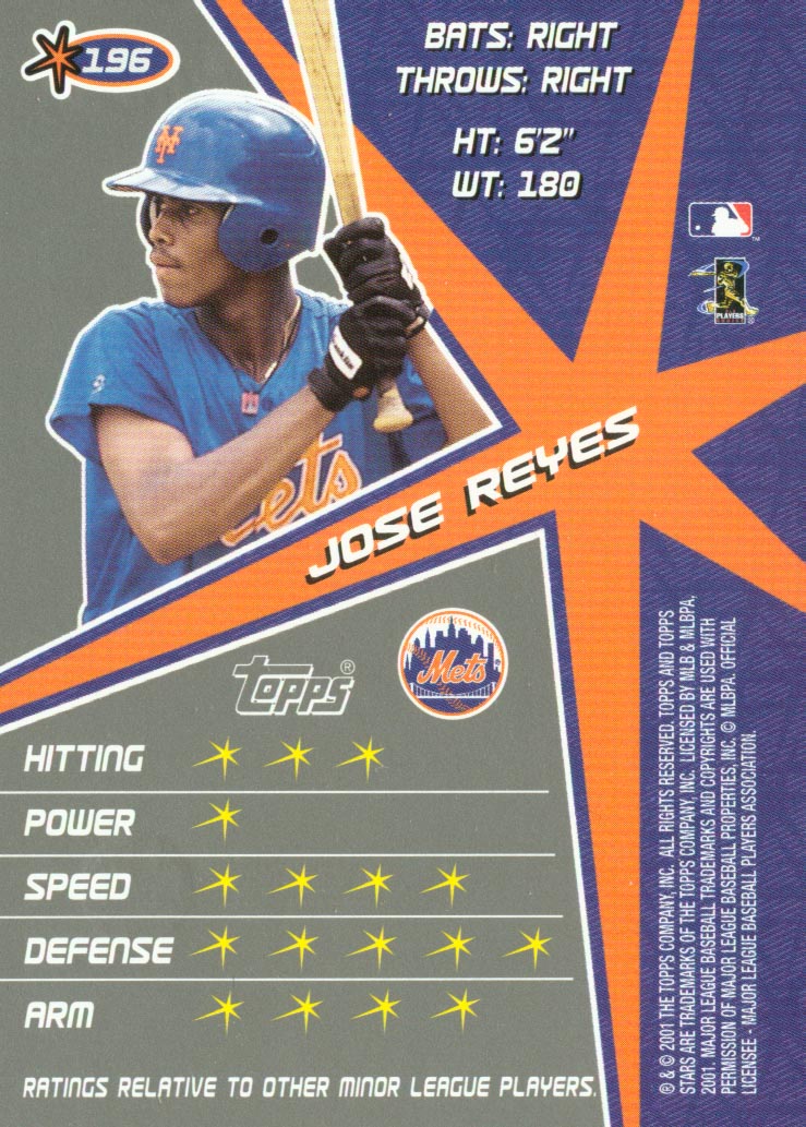 2001 Topps Stars Baseball - Picture 291 of 301