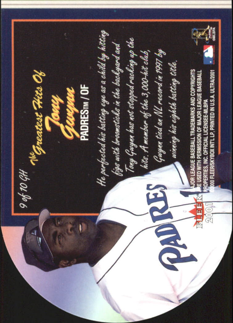 2001 Ultra (Fleer) Baseball "Insert" Cards - Picture 27 of 41